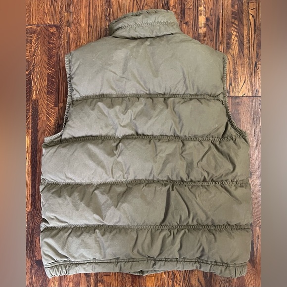RALPH LAUREN DENIM & SUPPLY Vintage Military Puffer Vest in Olive Khaki Size M - Picture 7 of 7